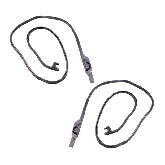 *1963-65 Ford Falcon, Mercury Comet, 2-Dr Hardtop; Door Seals - Pair