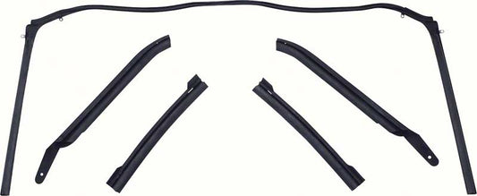 *1967-69 Chevrolet Camaro, Pontiac Firebird, Convertible; Roof Rail Weatherstrip Set (5pcs)