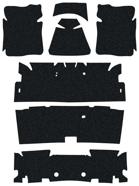 *1970-81 Chevrolet Camaro, Pontiac Firebird; Carpet Underlay Sound Deadner Set (7pcs)