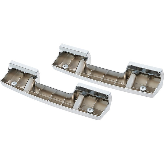*1967 Chevrolet Camaro, Nova / Pontiac Firebird; Front Arm Rest Base Set - Chrome, Pair