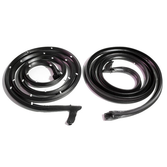 *1963–64 Full-Size GM Cars; Door Seals, w/ Clips & Molded Ends