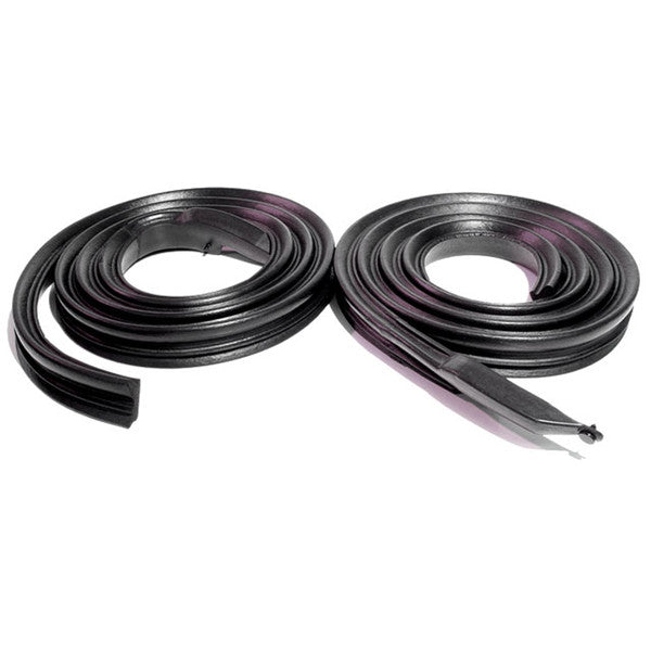 *1966–67 Buick, Chevy, Olds & Pontiac Midsize 2-Dr Hardtops; Molded Roof Rail Seals - Pair