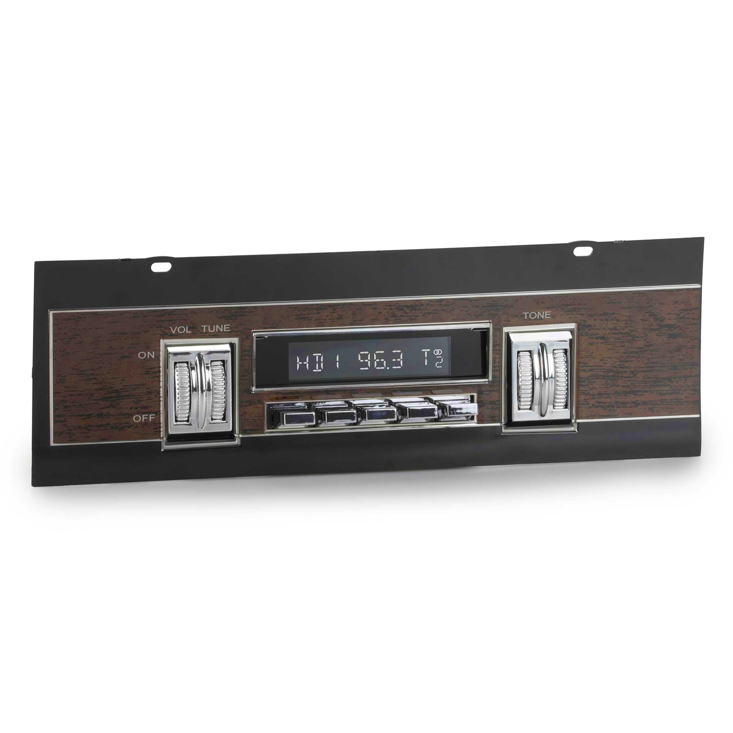 1968-1969 Plymouth GTX Redondo RT Thumb-Roller Radio with OEM Style Face