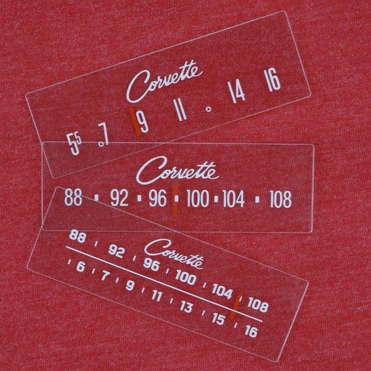 RetroSound® Vintage Overlays: Classic Corvette Glass Screen Protectors