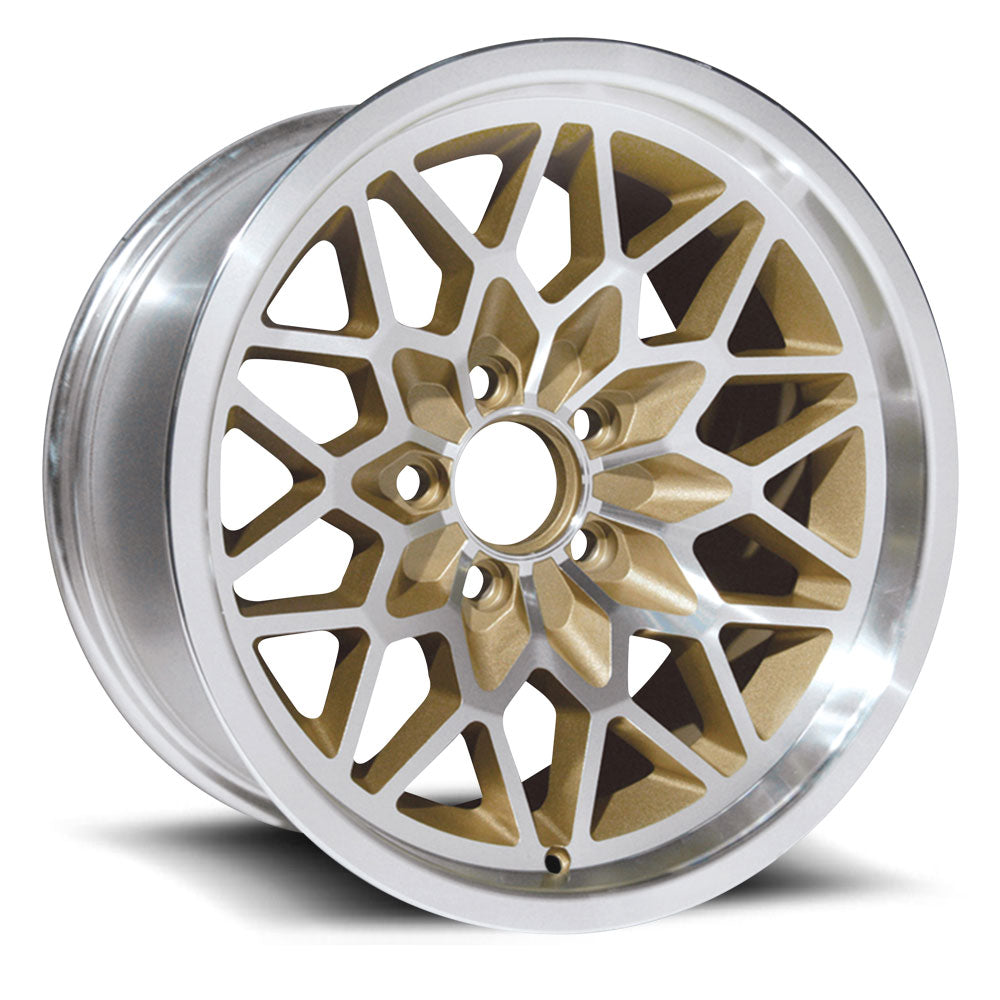 U.S. Wheel Snowflake (Series 350) - GOLD & Chrome