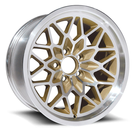 U.S. Wheel Snowflake (Series 350) - GOLD & Chrome