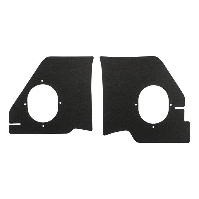 *1963 Chevrolet Impala; Kick Panel - Black, Pair