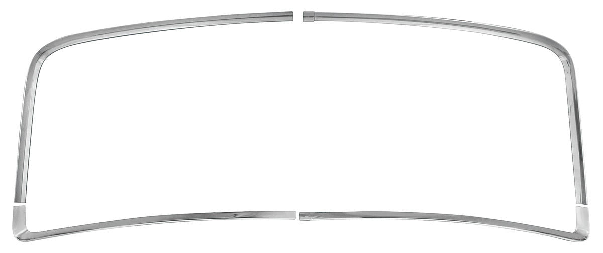 *1966-67 Chevelle, Cutlass, GTO, Skylark, Coupe; Molding Set, Rear Window Reveal