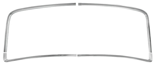 *1966-67 Chevelle, Cutlass, GTO, Skylark, Coupe; Molding Set, Rear Window Reveal