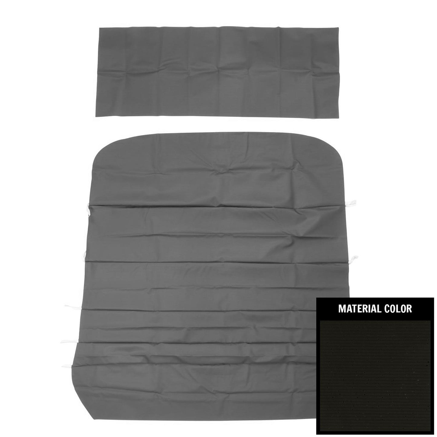 *1968 GM A-Body 2-Door: Chevelle, Skylark, GTO, LeMans; Perforated Headliner - Black