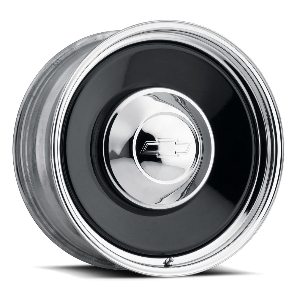 U.S. Wheel Rat Rod (Series 651) 8-Lug - Black & Chrome