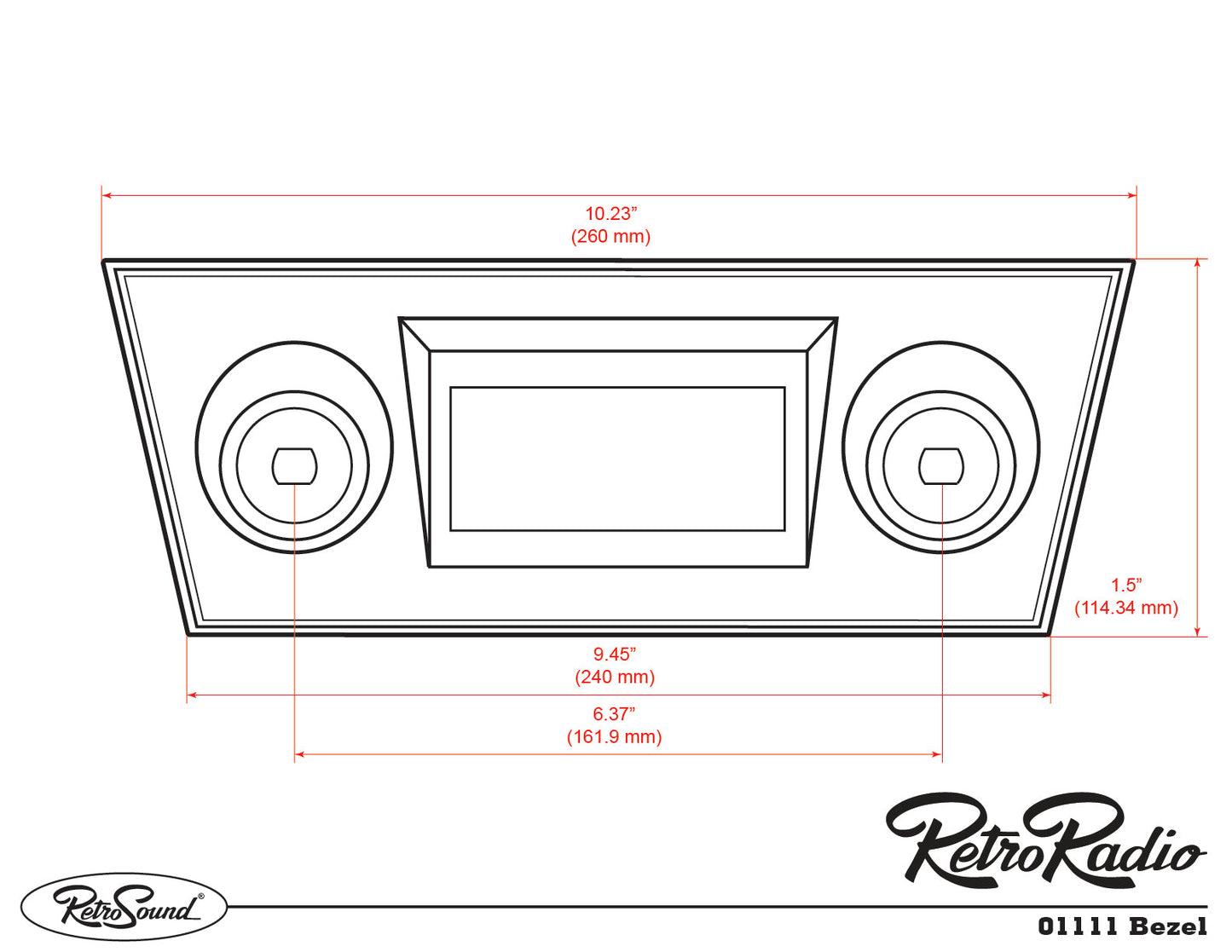 1966-1967 Chevrolet Nova/Chevy II RetroRadio