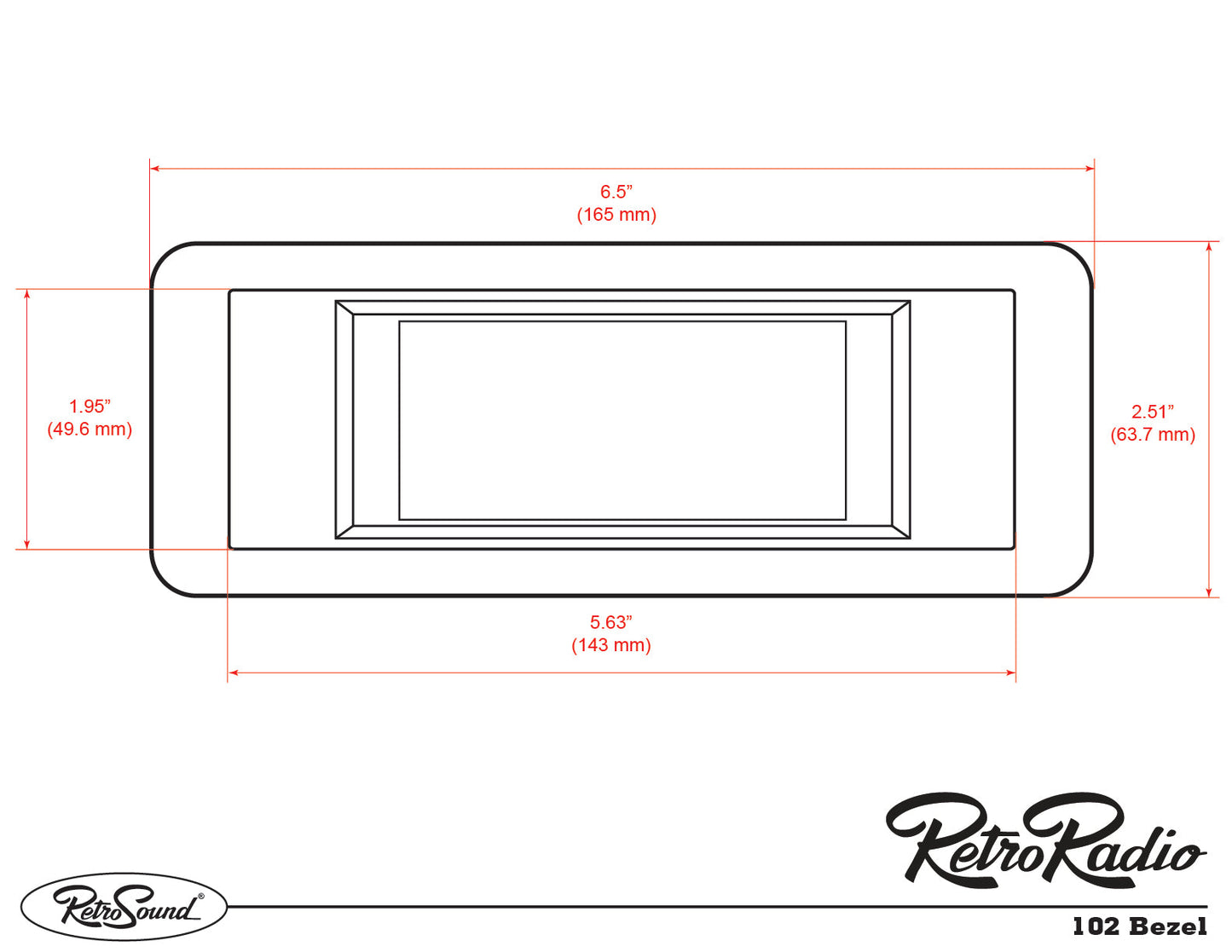 1949-1956 Cadillac Series 60S RetroRadio