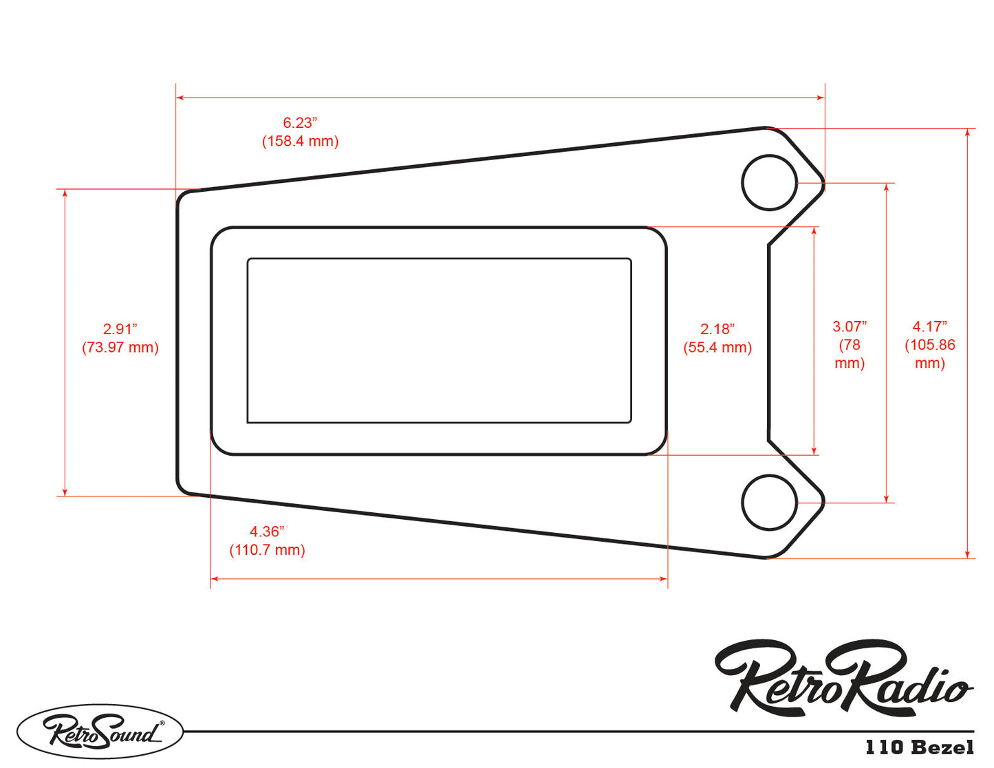 1963-1967 Chevrolet Corvette RetroRadio