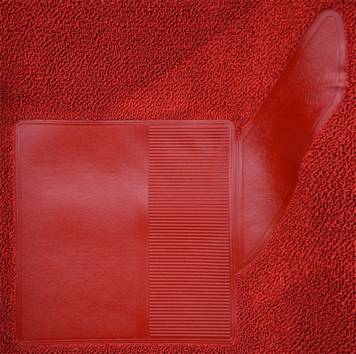 1965-1968 Ford Mustang Convertible Without Shifter Hole 09 Medium Blue Loop Mass