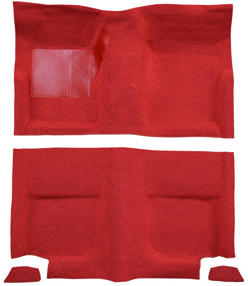 1965-1968 Ford Mustang Fastback Without Folddowns Without Shifter Hole Pass Area 50 Parchment Loop