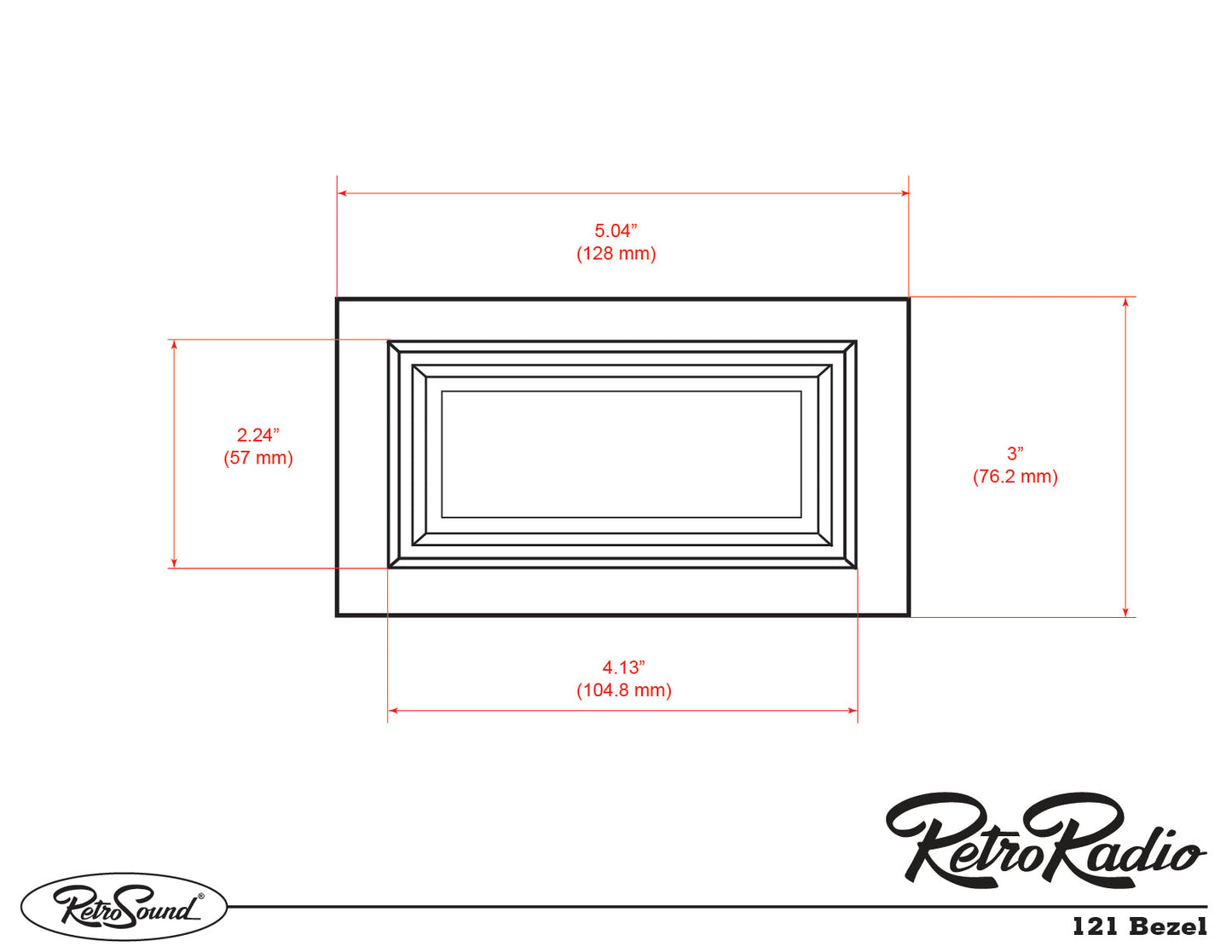 1974-1977 Ford Maverick RetroRadio