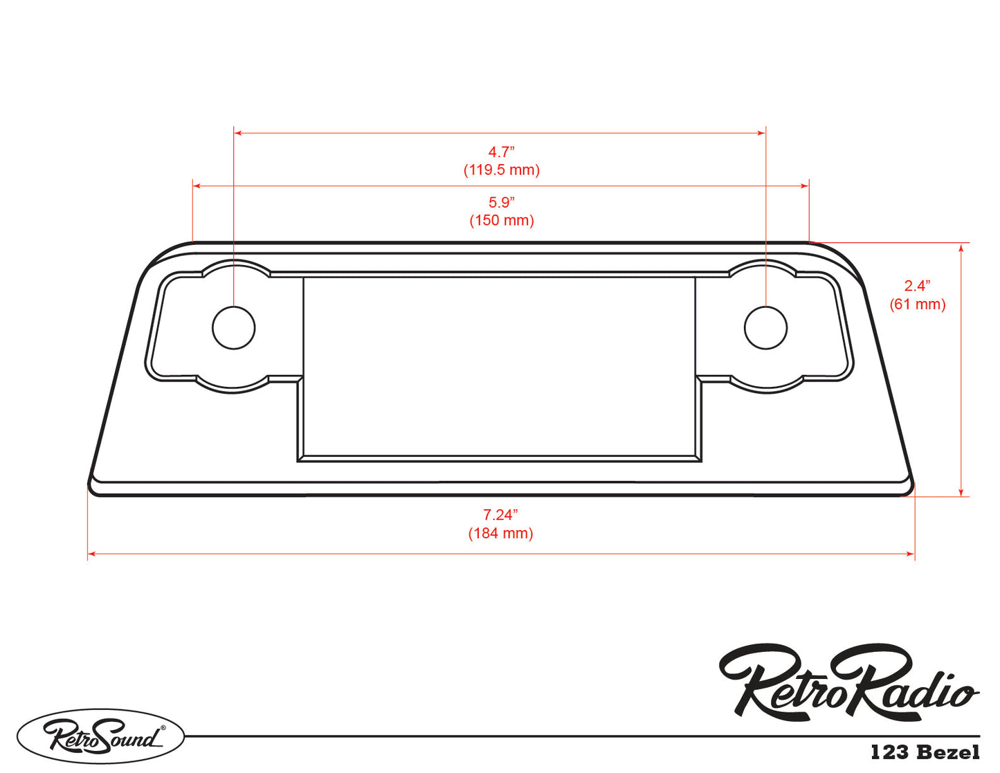 1961-1963 Ford Thunderbird RetroRadio