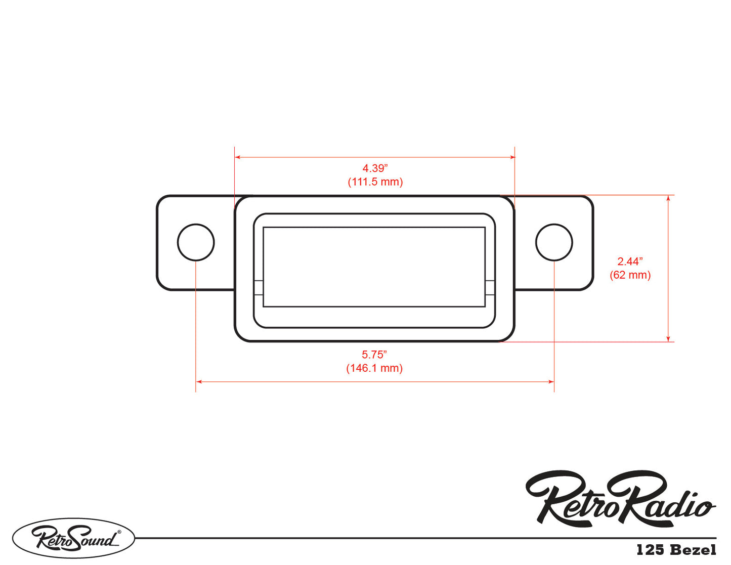 1964-1966 Ford Ranchero RetroRadio