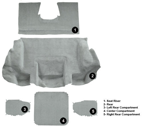 2001-2004 Chevrolet Corvette Convertible Rear T911 Shale Truvette Mass