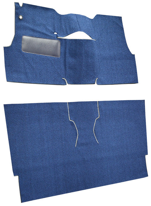 1956 Chevrolet Bel Air 2DR Sedan Bucket Seat 09 Medium Blue Loop
