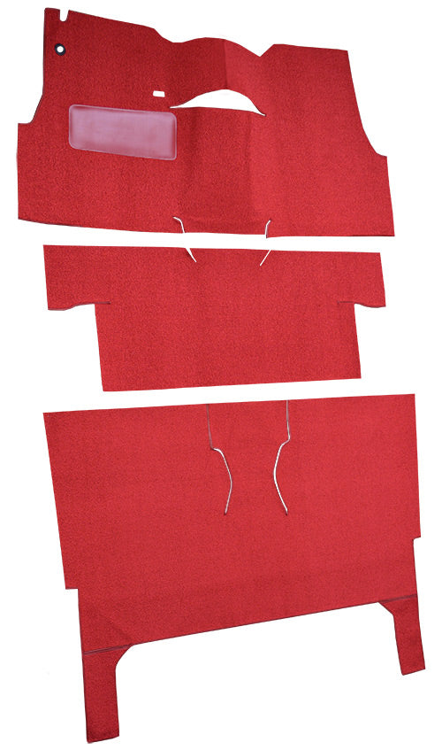 1956 Chevrolet Bel Air Nomad 2DR Wagon Bucket Seat Pass Area 10 Dark Brown Loop
