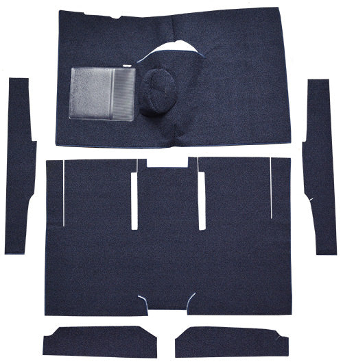 1960-1965 Mercury Comet 2DR Sedan 4spd Bucket Seat 6 Cylinder Cut & Sewn 07 Dark Blue Loop