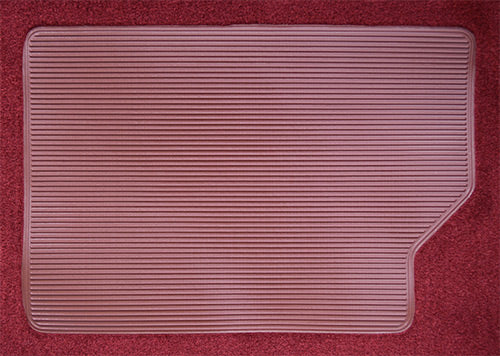 1975-1979 Ford F-150 Reg Cab 2WD Auto/3spd Column Shift 815 Red Cutpile