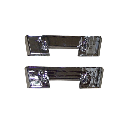 *1964-67 GM A-Body; 11" Front Armrest Base - Chrome, Pair