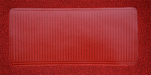 1959 Chevrolet 3D 3500 Kick Panel Inserts Without Cardboard 02 Red Loop