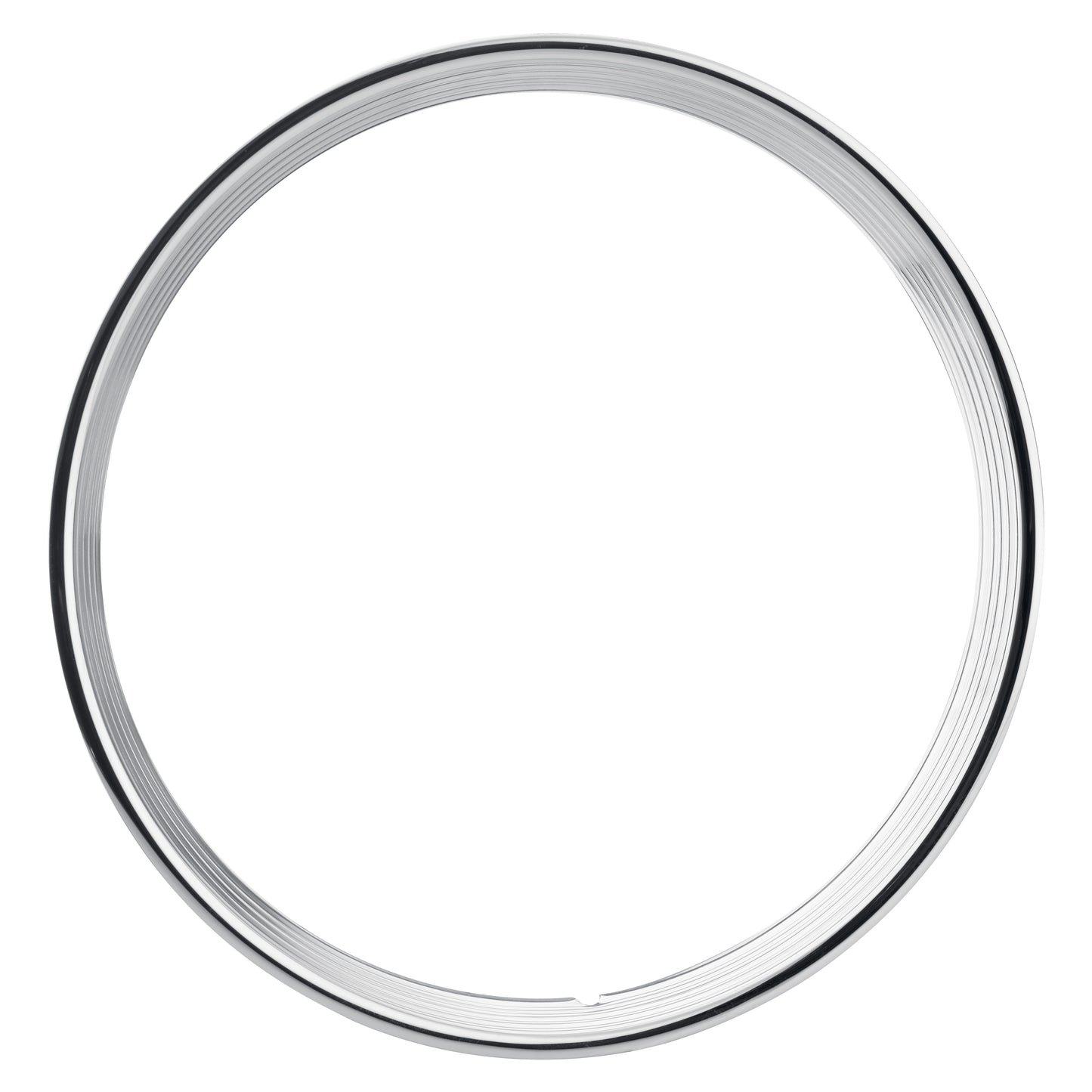 U.S. Wheel 20" Stainless Steel Ribbed, 1.5" wide