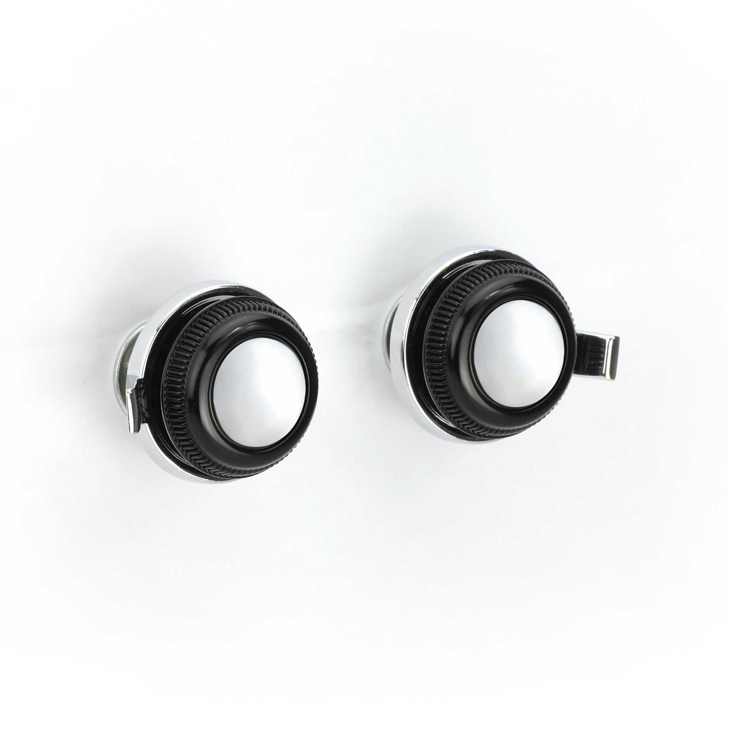 Chrome Dot Knob Sets