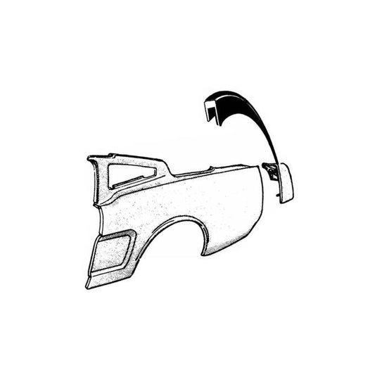 *1965-73 Ford Mustang; Quarter Panel Extension Seals