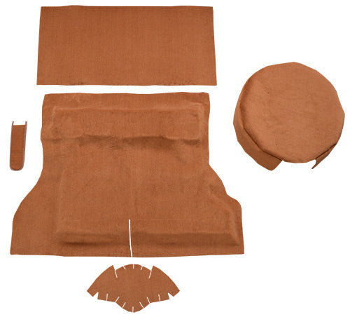 1981-1983 American Motors Eagle SX4 2DR Lift Back Cargo Area 875 Claret / Oxblood Cutpile Mass