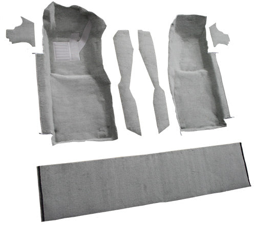 1978-1980 Chevrolet Corvette Front With Console Strips Kick Panels & Door Panels 810 Brown Cutpile Mass