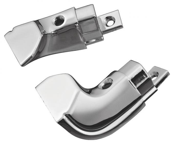 *1974-77 Chevrolet El Camino; Rear Bed Corner Moldings - Pair