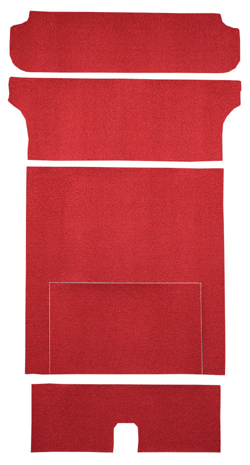 1956 Chevrolet Bel Air Nomad 2DR Wagon 5pc Cargo Area 17 Bright Blue Loop