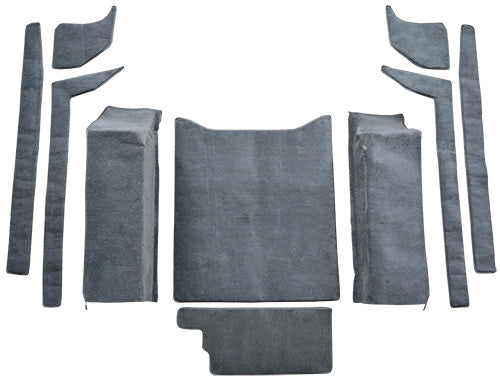 1987-1995 Jeep Wrangler Cargo Area 7980 Dark Green Cutpile Mass
