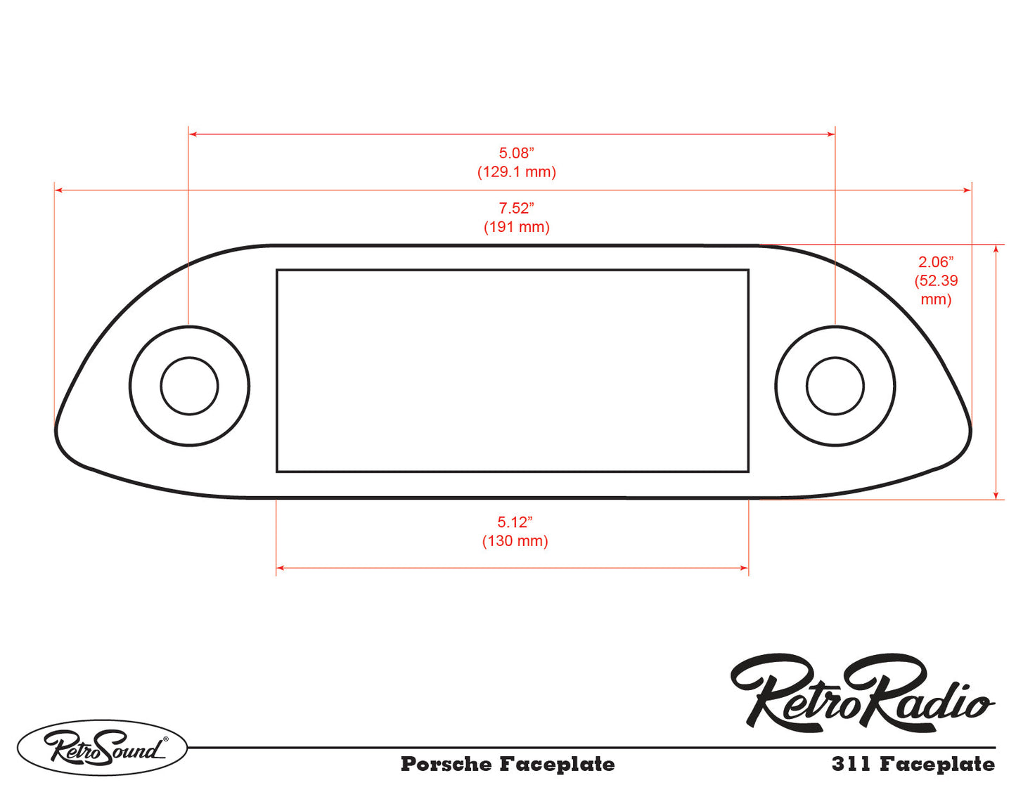 1950-1965 Porsche 356 RetroRadio