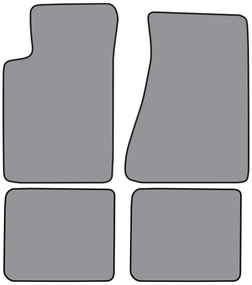 1985-1992 Chevrolet Camaro Molded Floor Mat 4pc Cutpile (FM04F, FM18R)