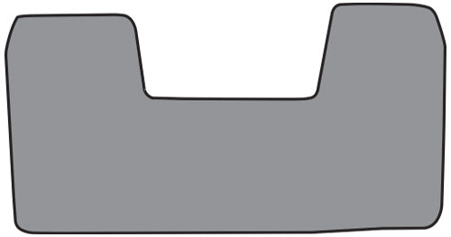 1988-1998 GMC C2500 Column Shift Floor Mat Frt Row 1pc Cutpile (FM107F)