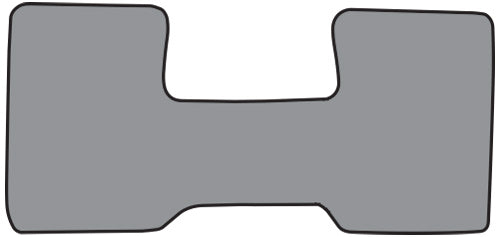1975-1986 Chevrolet C10 2WD Auto/3spd Low Tunnel Floor Mat Frt Row 1pc Cutpile (FM112F)