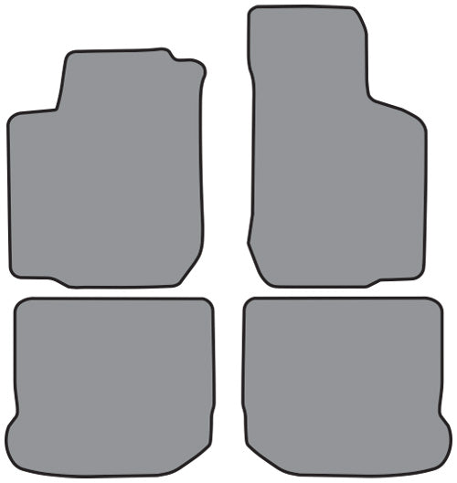 1998-2008 Volkswagen Beetle Floor Mat 4pc Cutpile (FM131, FM131R)