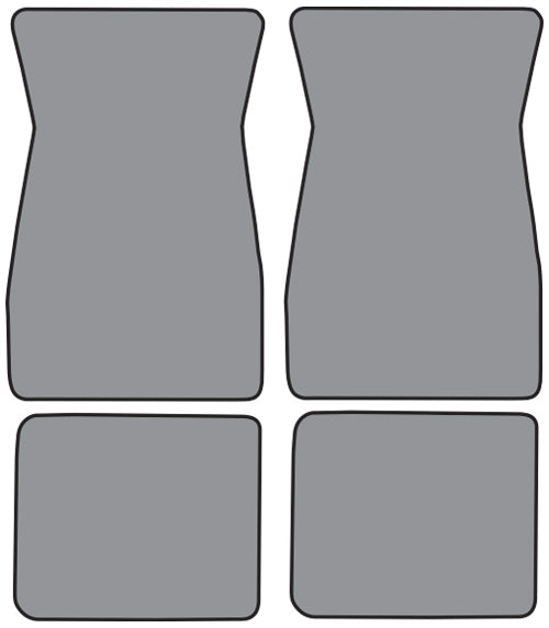 1969 Mercury Cougar Floor Mat 4pc Nylon (FM18, FM18R)