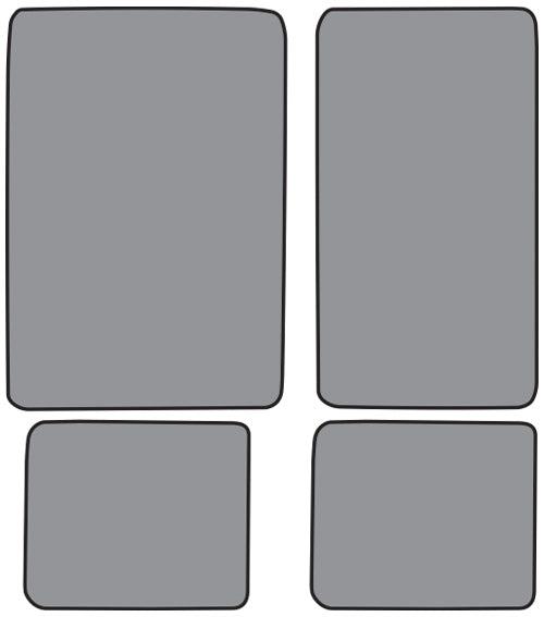 1966-1973 Ford Bronco Floor Mat 4pc Loop (FM40F, FM18R)