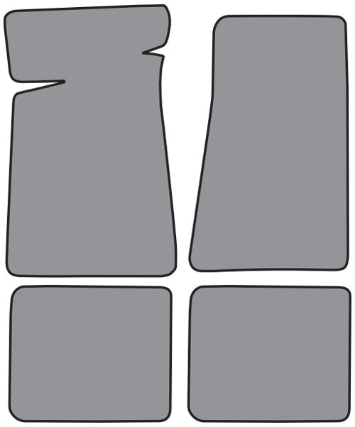 1978-1981 Oldsmobile Cutlass Supreme Floor Mat 4pc Cutpile (FM46F, FM18R)