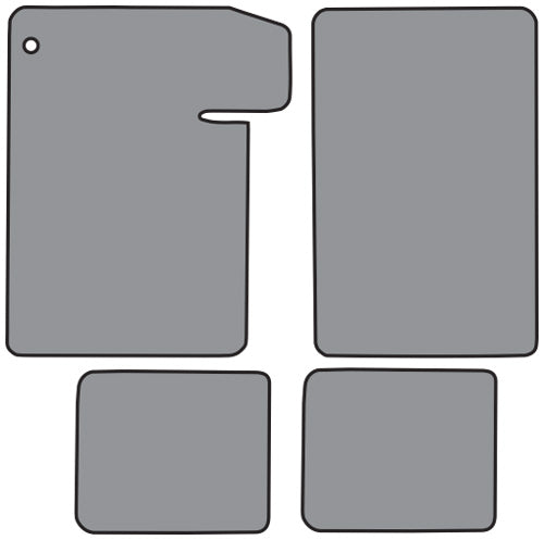 1964-1967 Chevrolet Chevelle Floor Mat 4pc Loop (FM79F, FM18R)