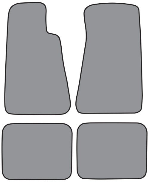 1991-1996 Chevrolet Caprice Floor Mat without Snaps 4pc Cutpile (FM89F, FM89R)