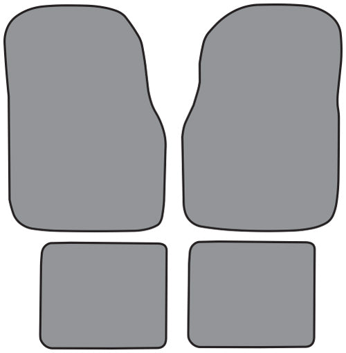 1976-1980 Plymouth Volare Floor Mat 4pc Cutpile (CR190F, FM18R)