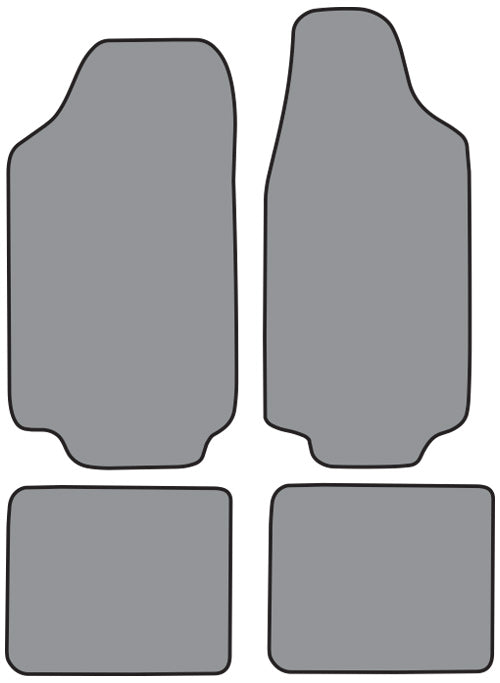 1971-1973 Ford Pinto Floor Mat 4pc Loop (FO252F, FM18R)